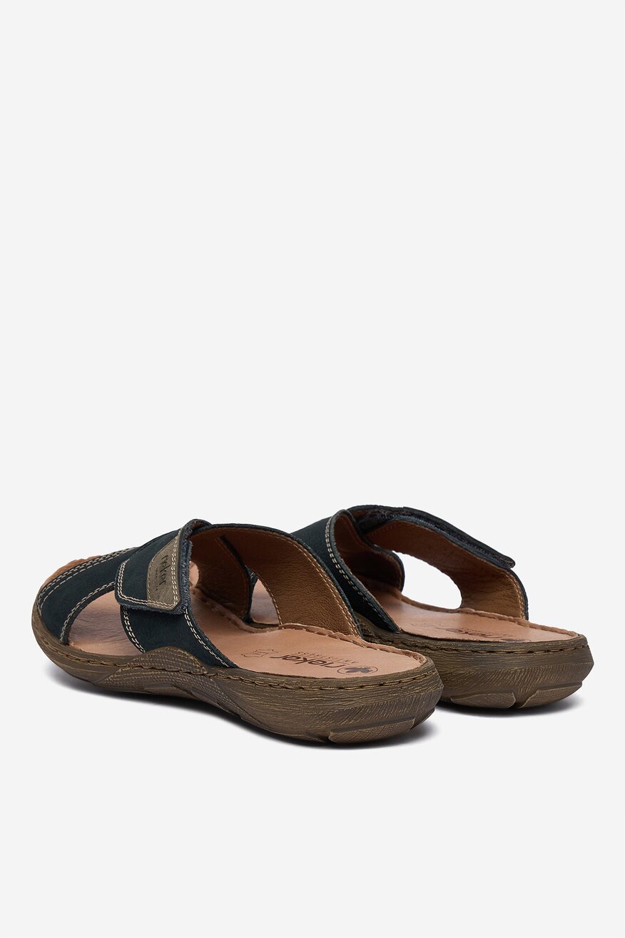 
                Rieker - Klapki skórzane - 5906751770283