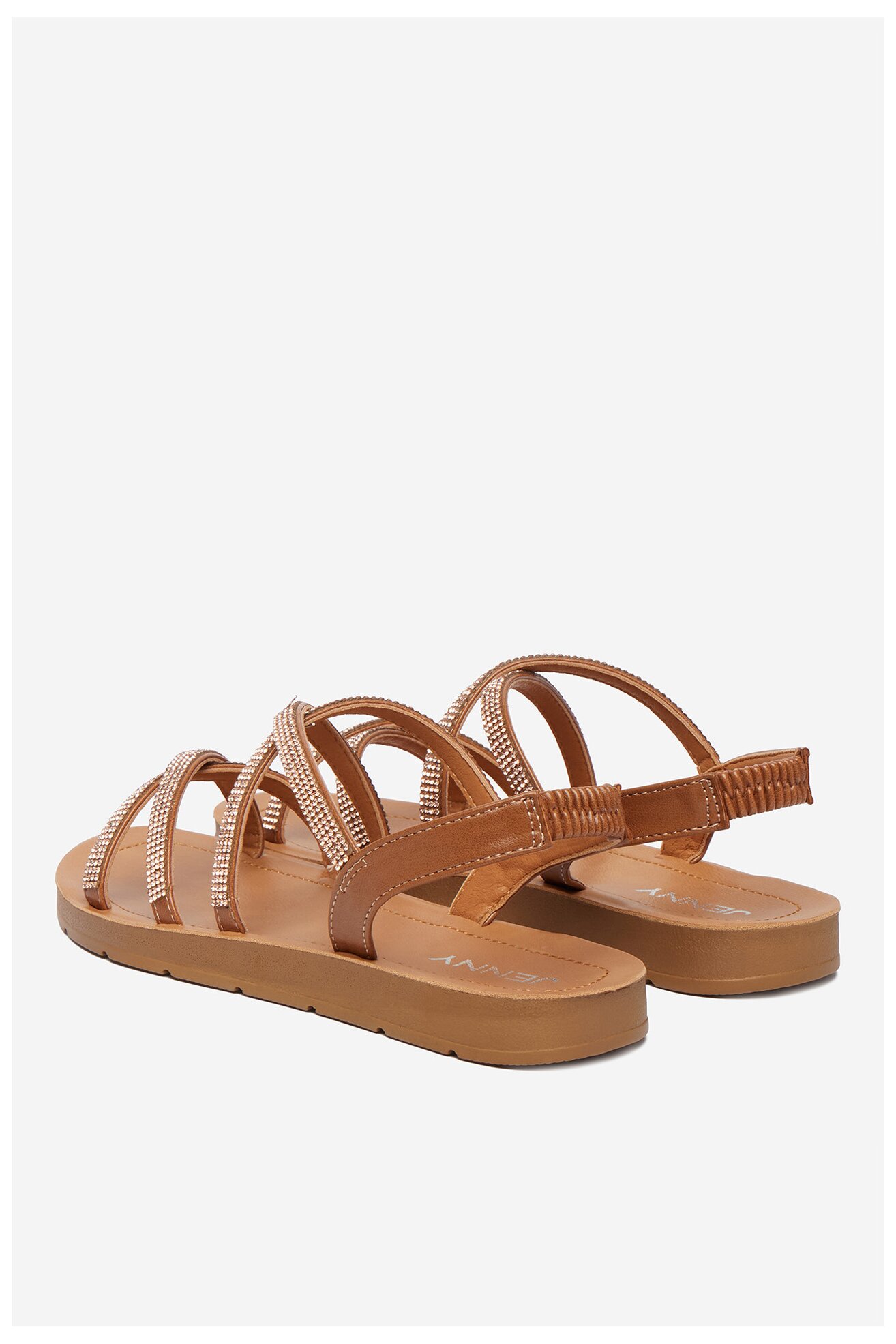 Sandały Jenny CEO-WSS20401-13 Brązowy jasny