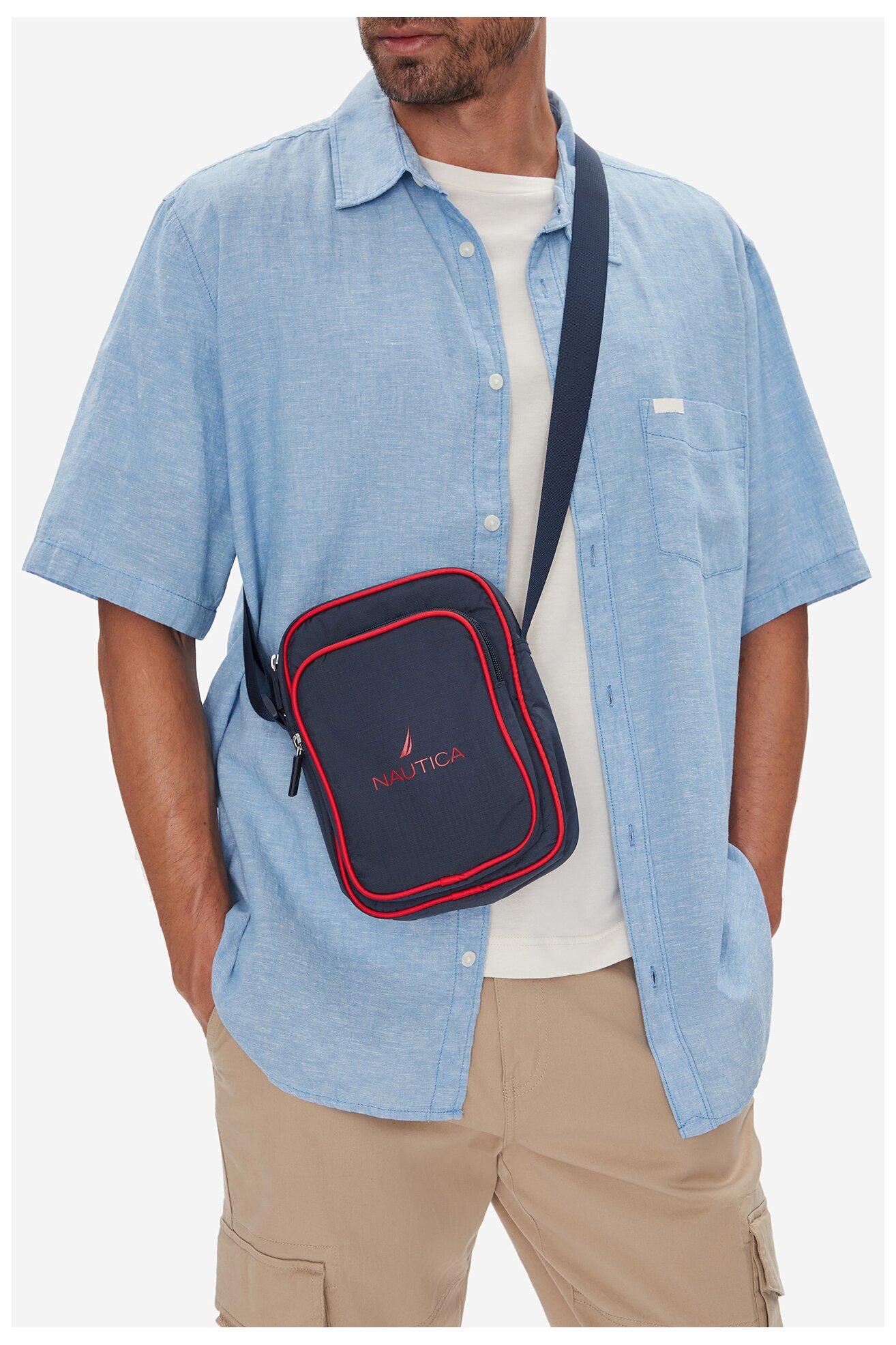 Férfi táska NAUTICA C-NTC-M-002-08 SÖTÉTKÉK