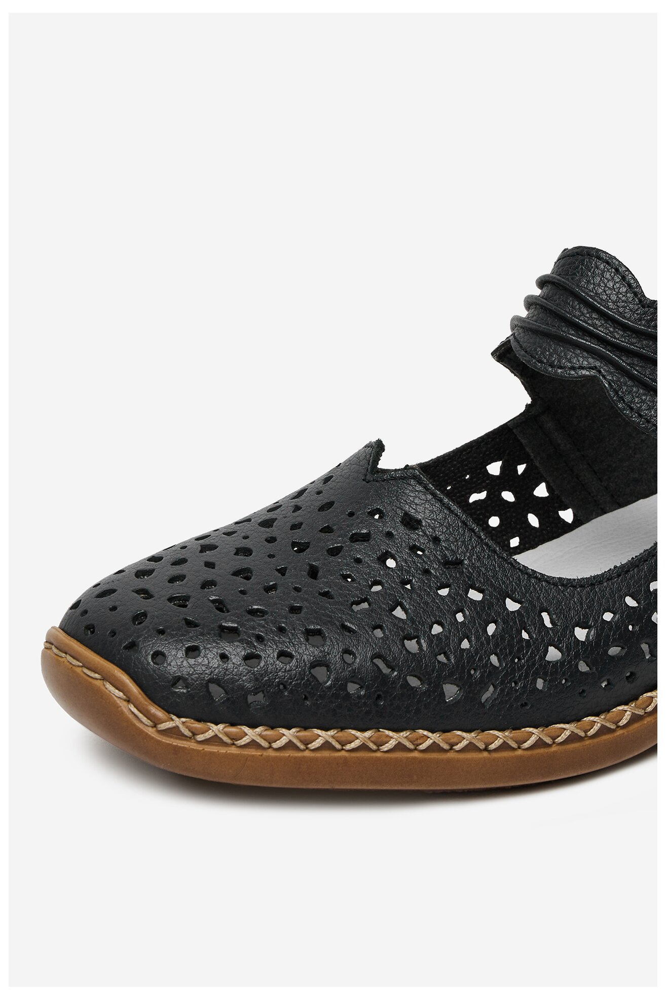 Baleriny Rieker CEO-41399-14 Granatowy