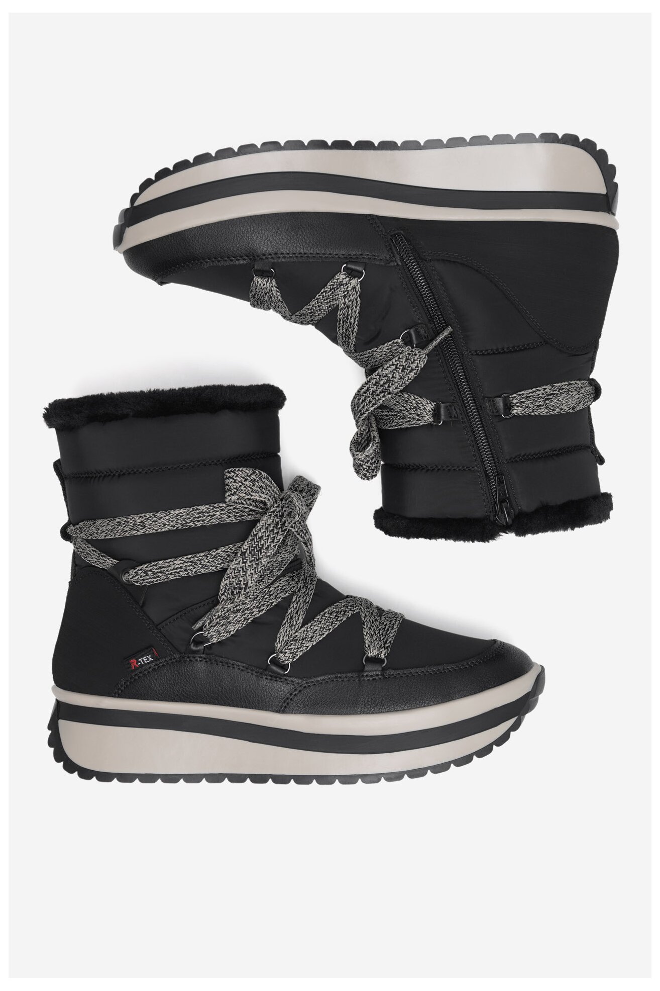 Ghete Rieker Revolution Lifestyle W0971-00 NEGRU