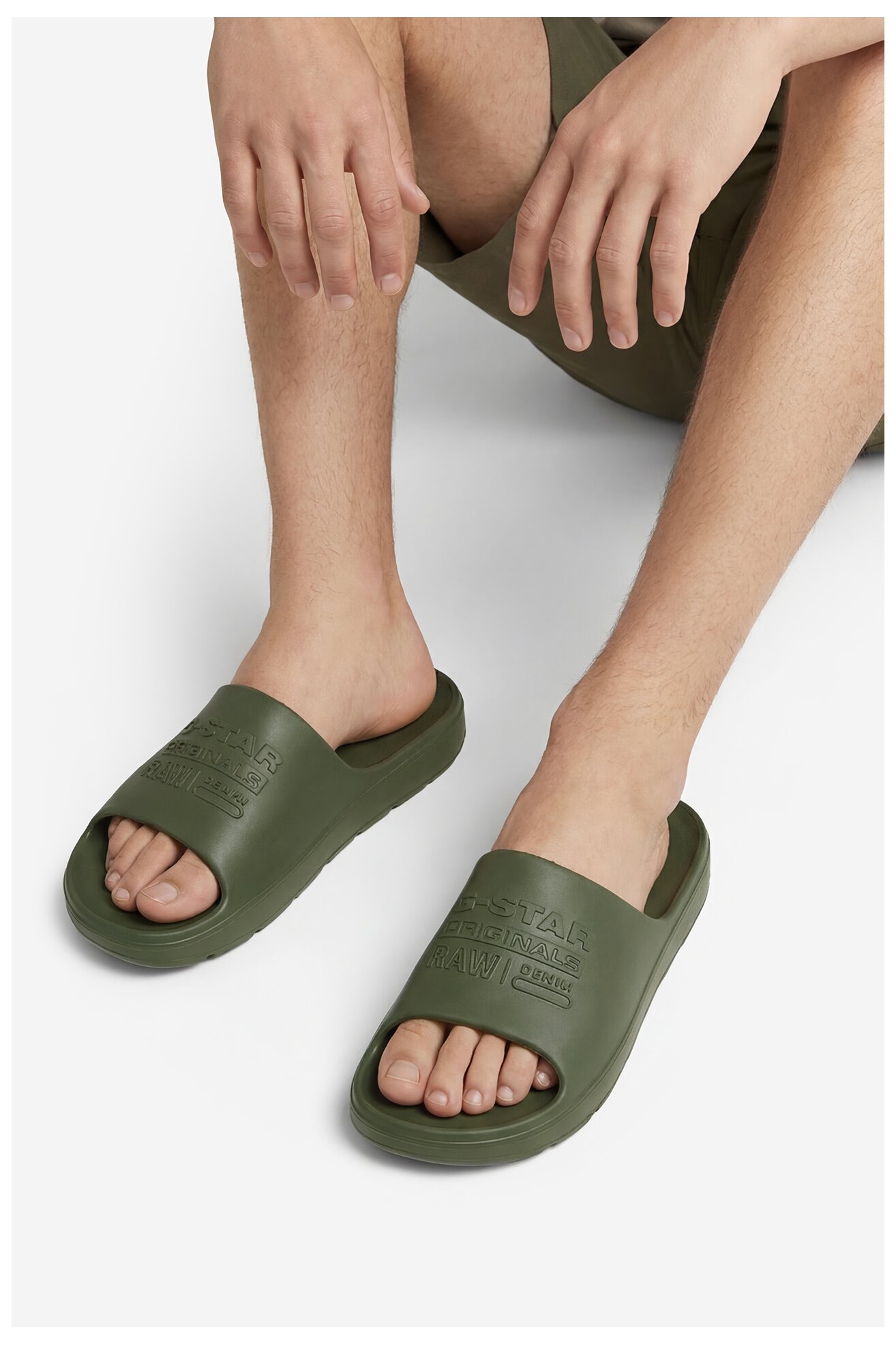 Klapki basenowe G-STAR RAW CEO-M835338 Khaki