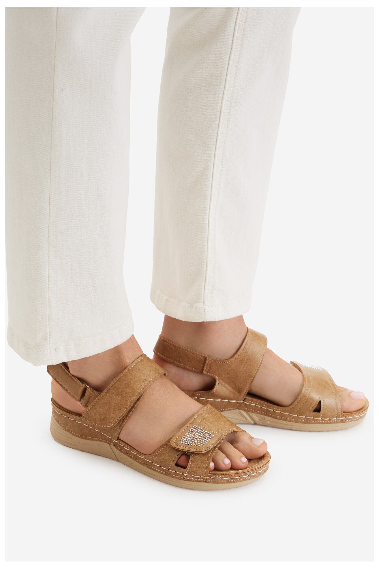 Sandały Go Soft CEO-WFA3741-1 Beżowy