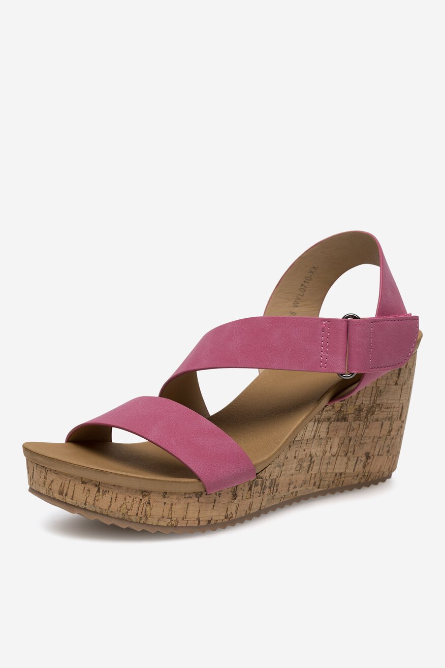 Sandály Clara Barson TMAVĚ RŮŽOVÁ - 5905588603641