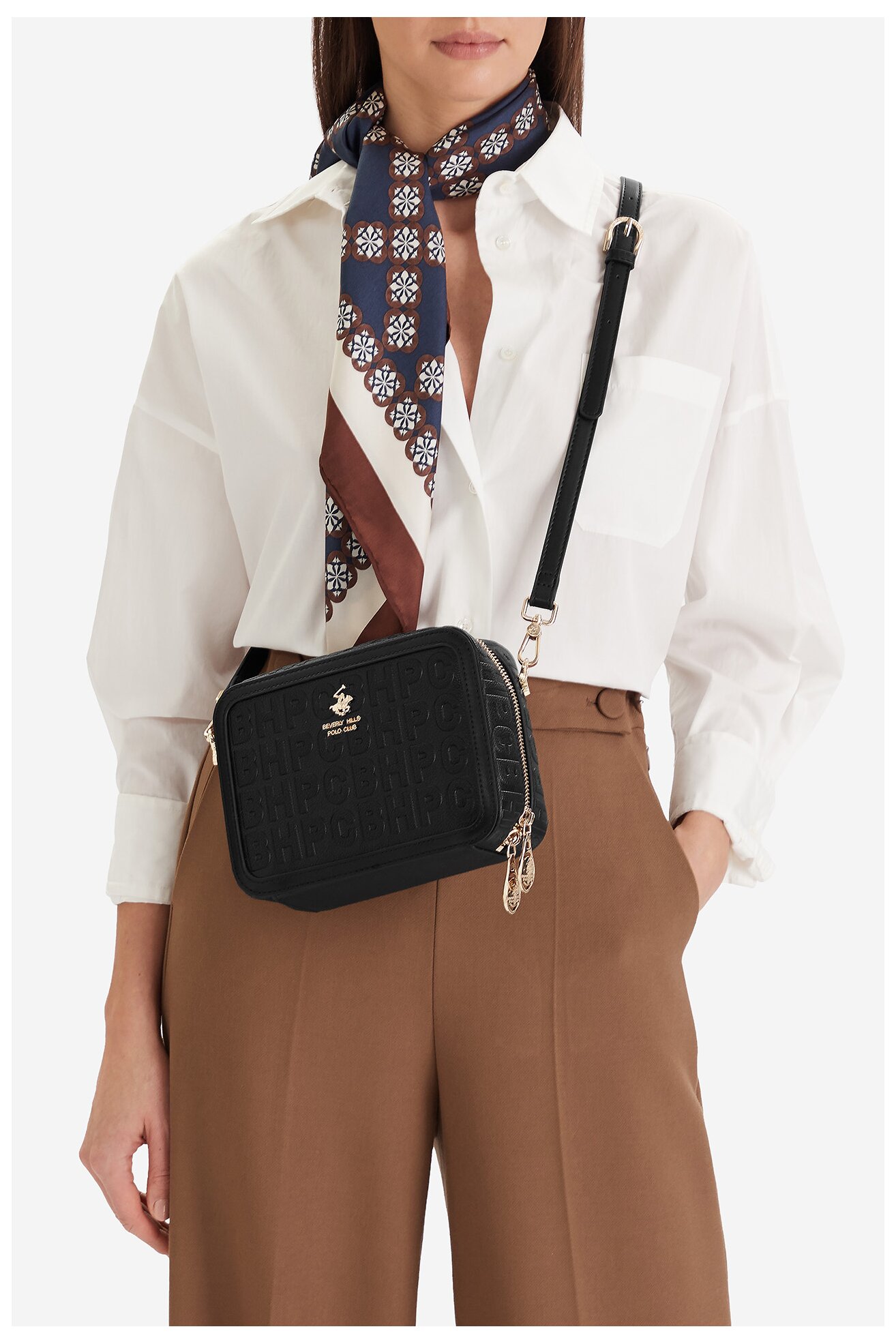 Torebka Beverly Hills Polo Club EO-BHPC-S-001-09 Czarny