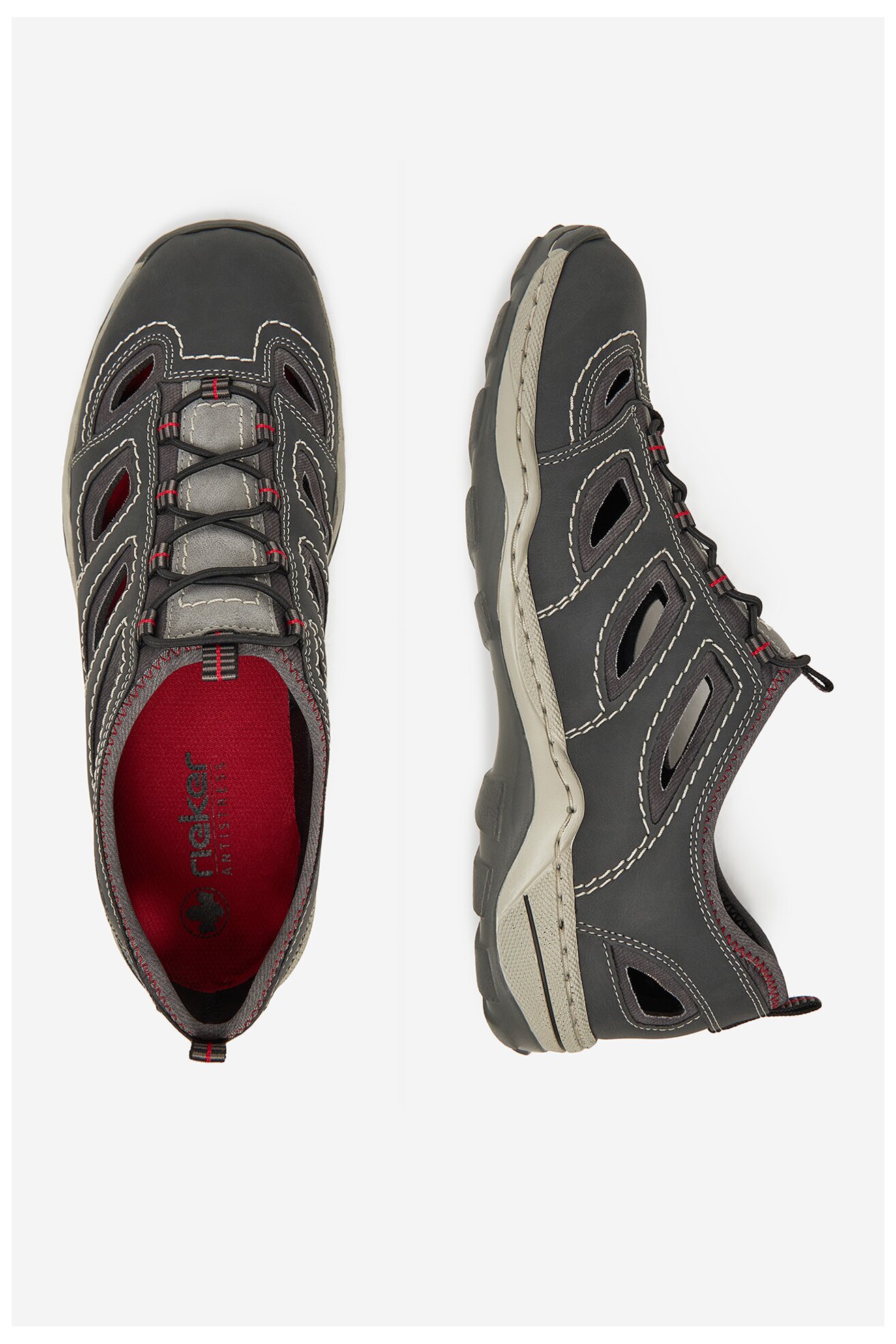 Szandál Rieker 08065-46 SZÜRKE