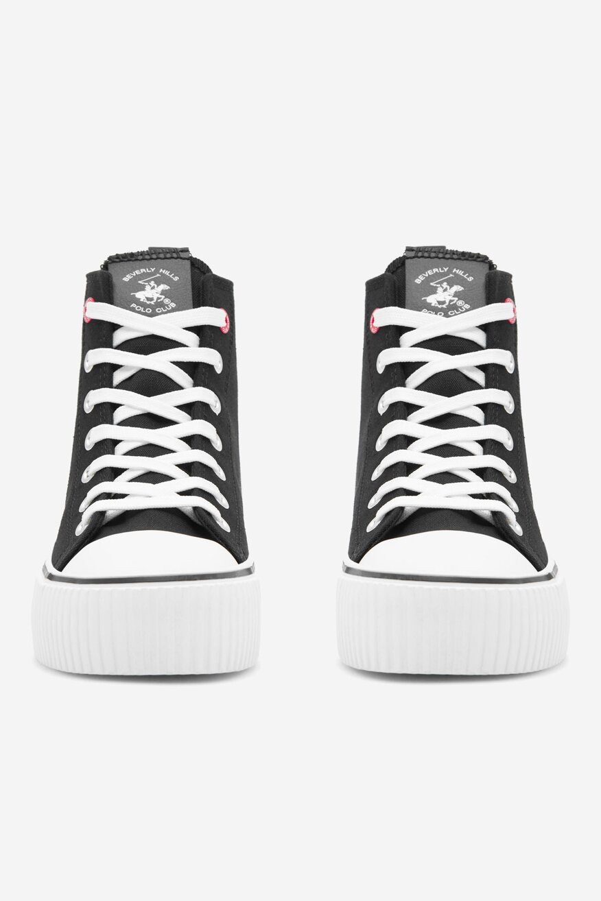 Pantofi pânză Beverly Hills Polo Club NEGRU - 5905588326472