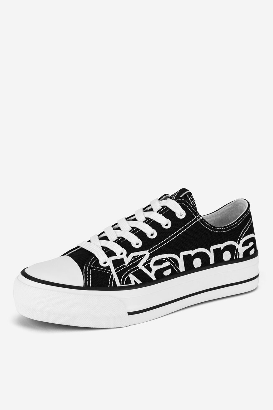 Plátěná obuv Kappa ČERNÁ - 5905588737810
