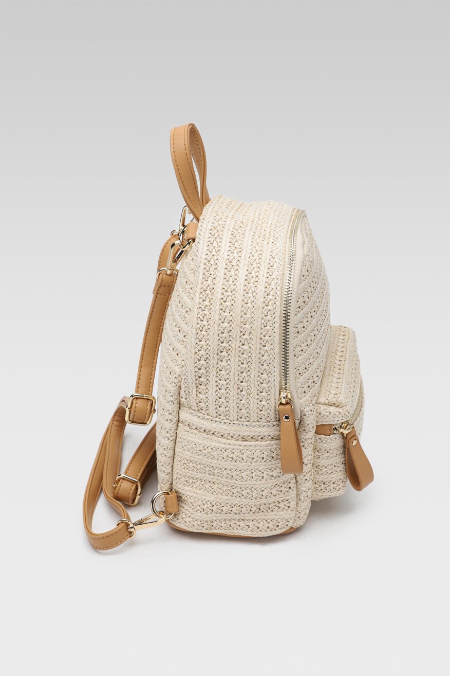 DeeZee - Plecak boho beżowy - 5903698335773