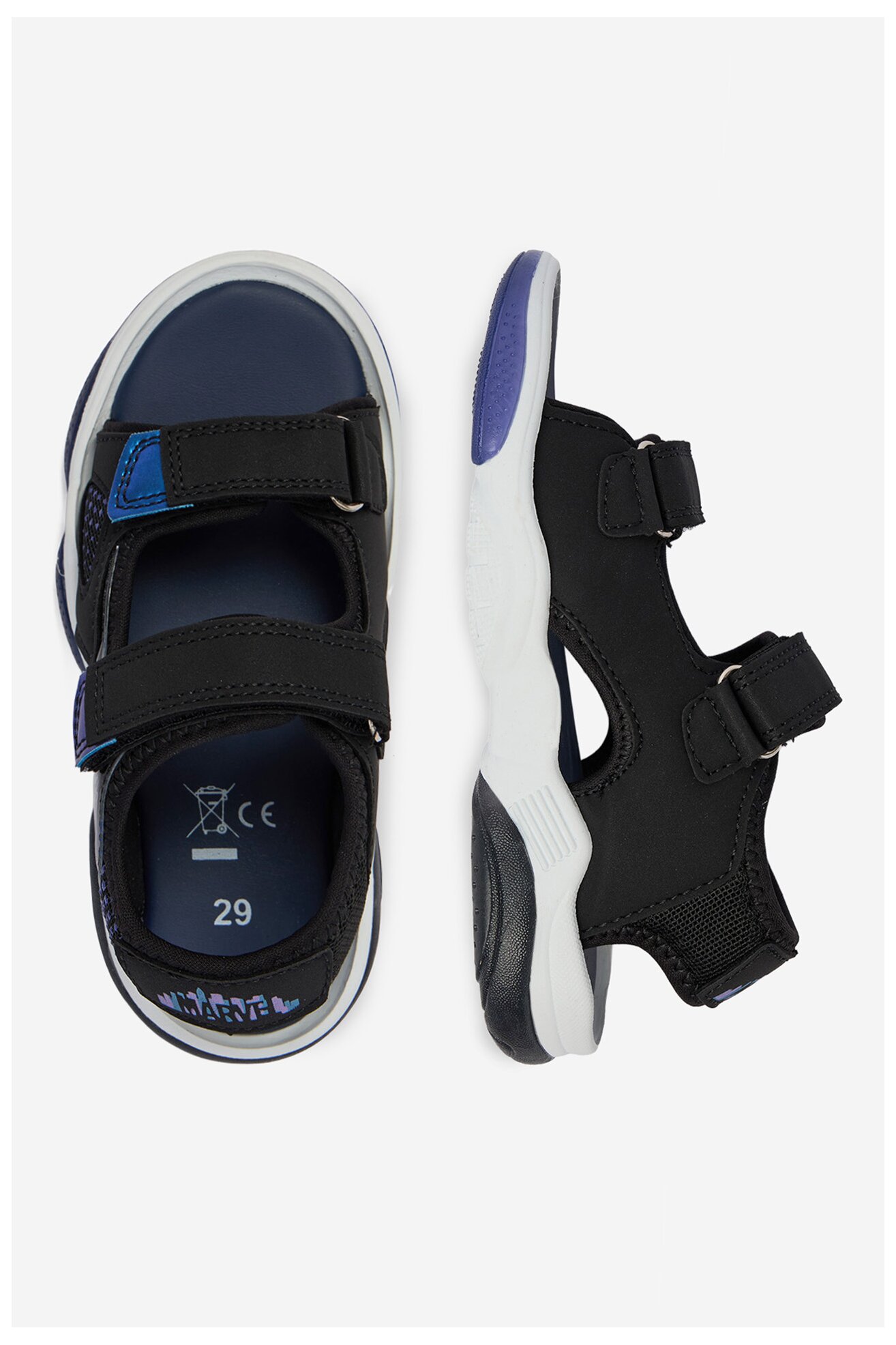 Sandały Spider-Man CEO-CP76-SS26-121SPRMV Czarny