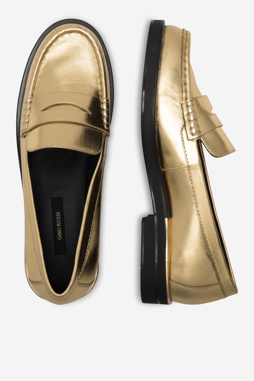 Gino Rossi - Loafersy skórzane - 5905588403661