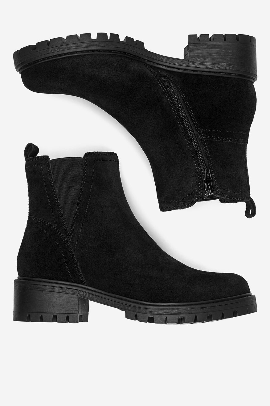 
                Lasocki - Botki zamszowe ocieplane - 5905588871866