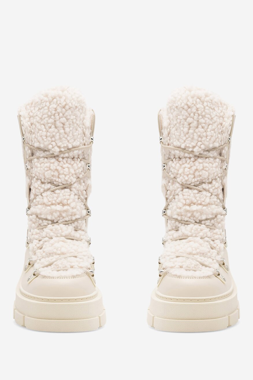 Badura - Trzewiki skórzane ocieplane - 5905588141235