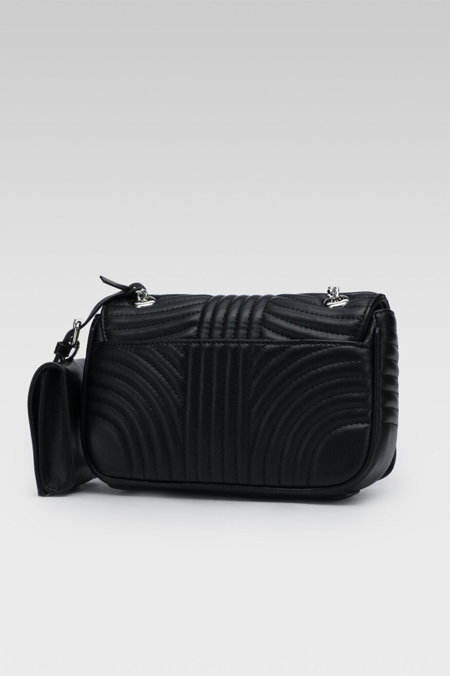 
                Quazi - Torebka pikowana czarna - 5903698495118