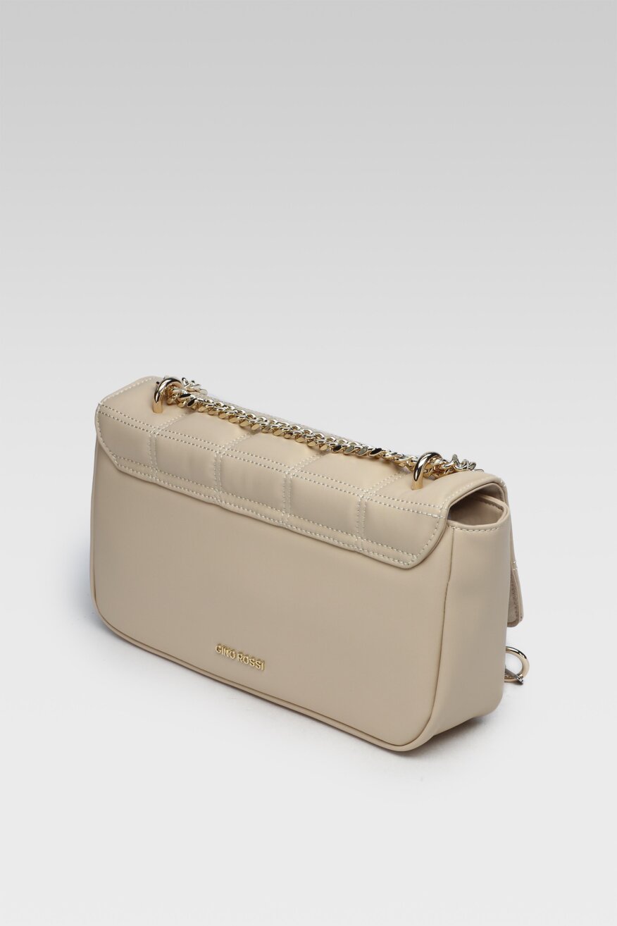 
                Gino Rossi - Torebka skórzana pikowana - 5903698365954