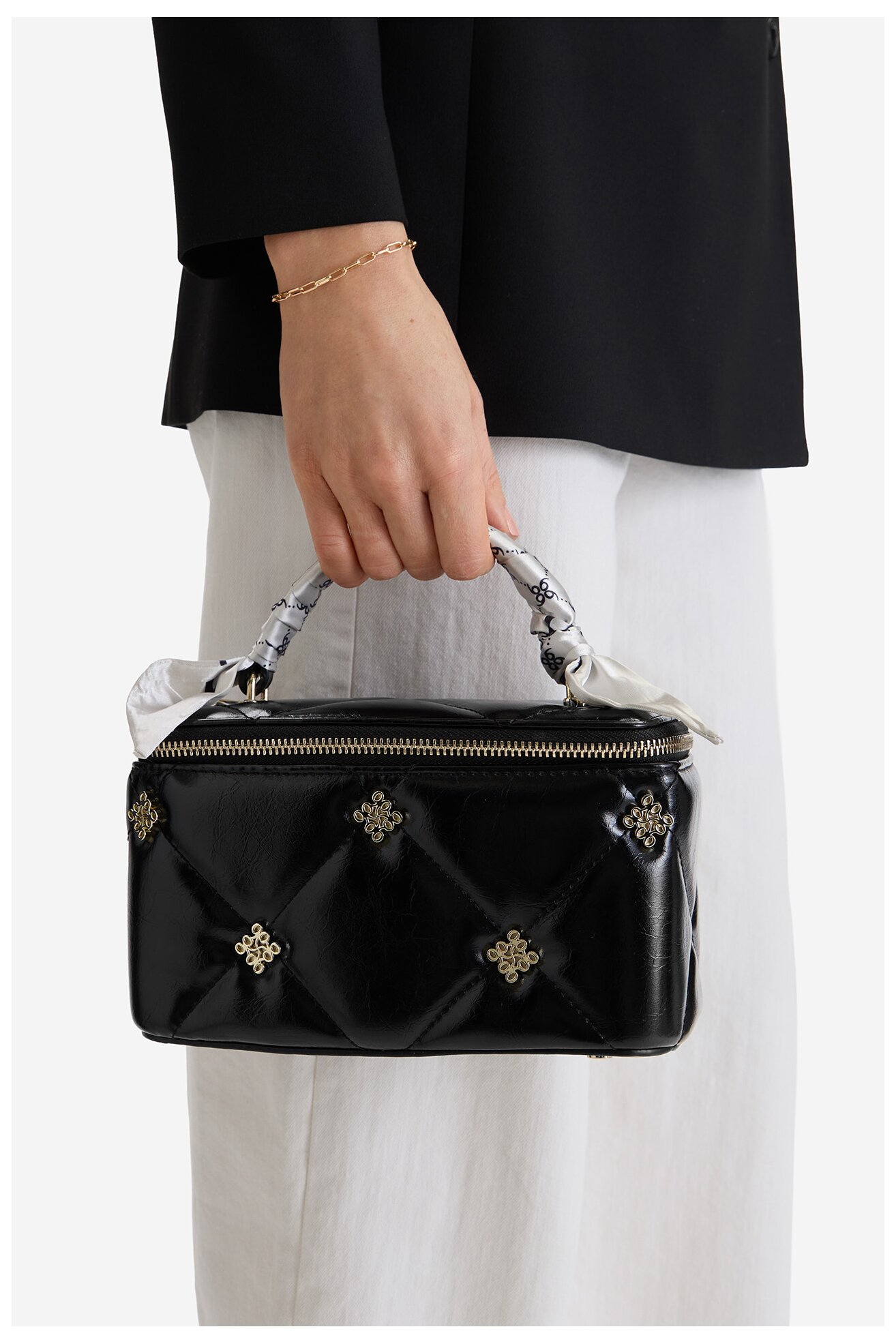 NINE WEST EO-DELANCEY MOON-KS2575-1 Czarny