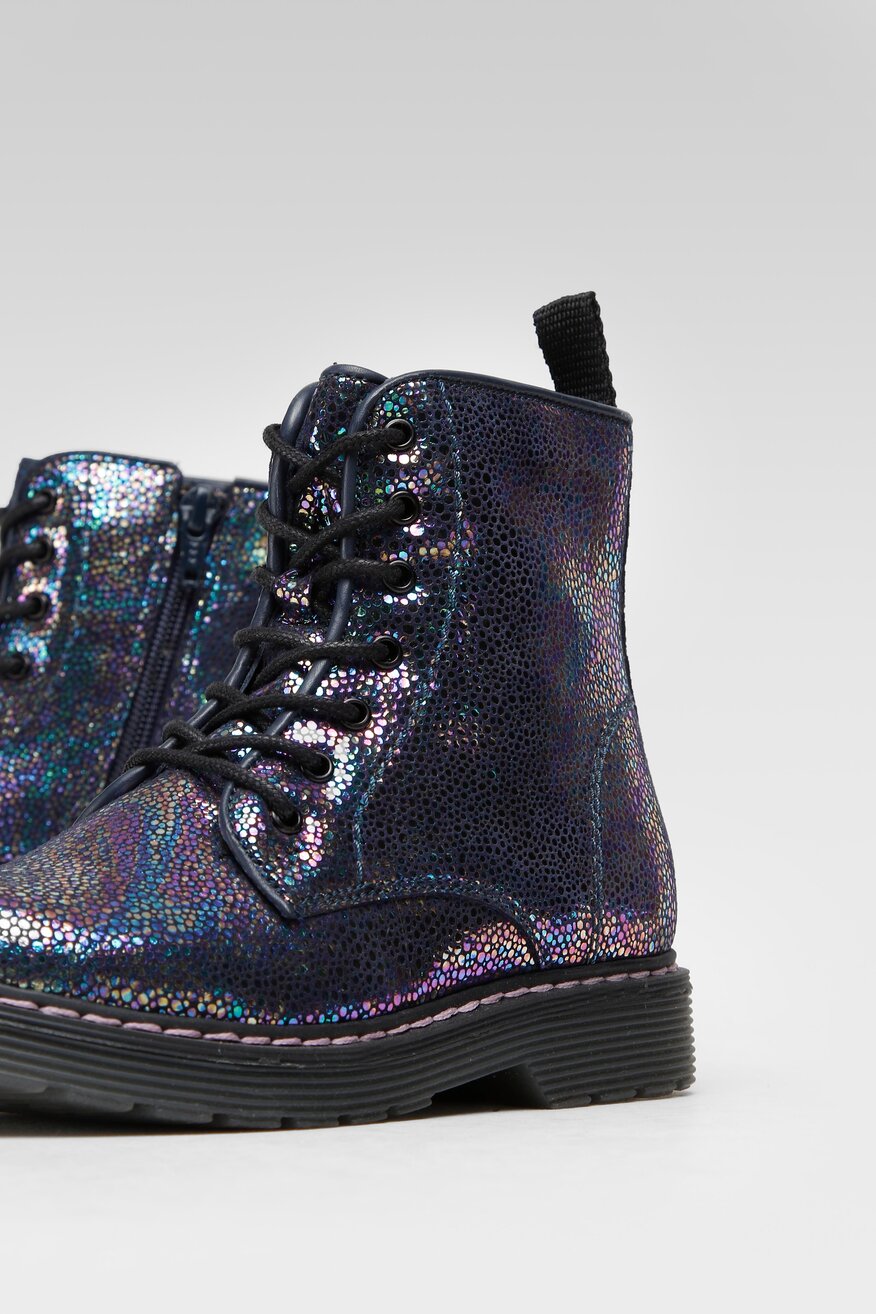 Lasocki Young - Trzewiki skórzane ocieplane - 5904862212845