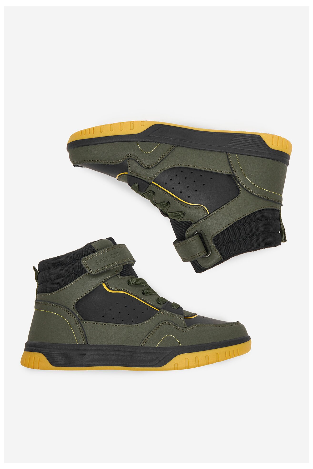 Šněrovací vyšší obuv Lasocki Young CEO-AVO-333-097 KHAKI