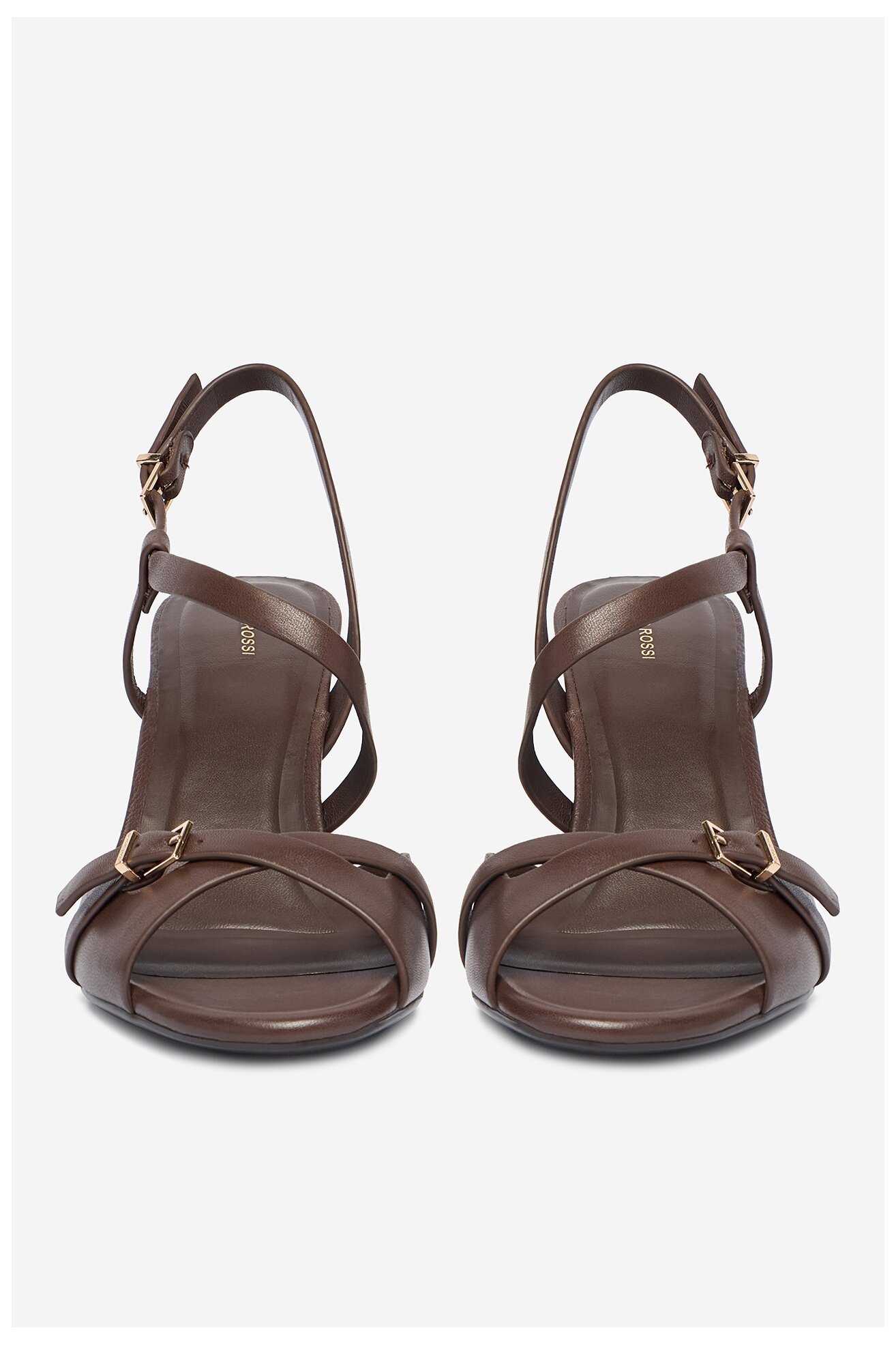 Sandały Gino Rossi EO-GL15-986-1 Brązowy ciemny