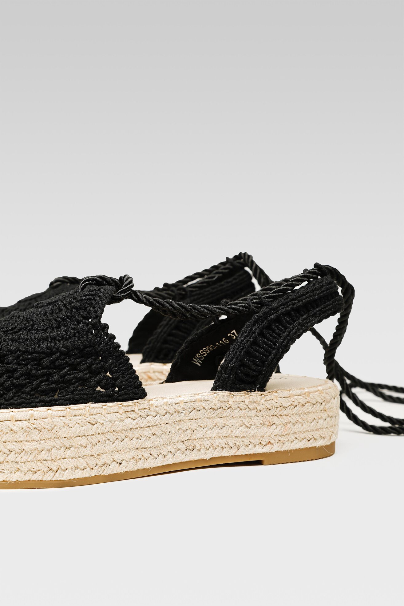 Espadryle DeeZee WSS990-116 Czarny