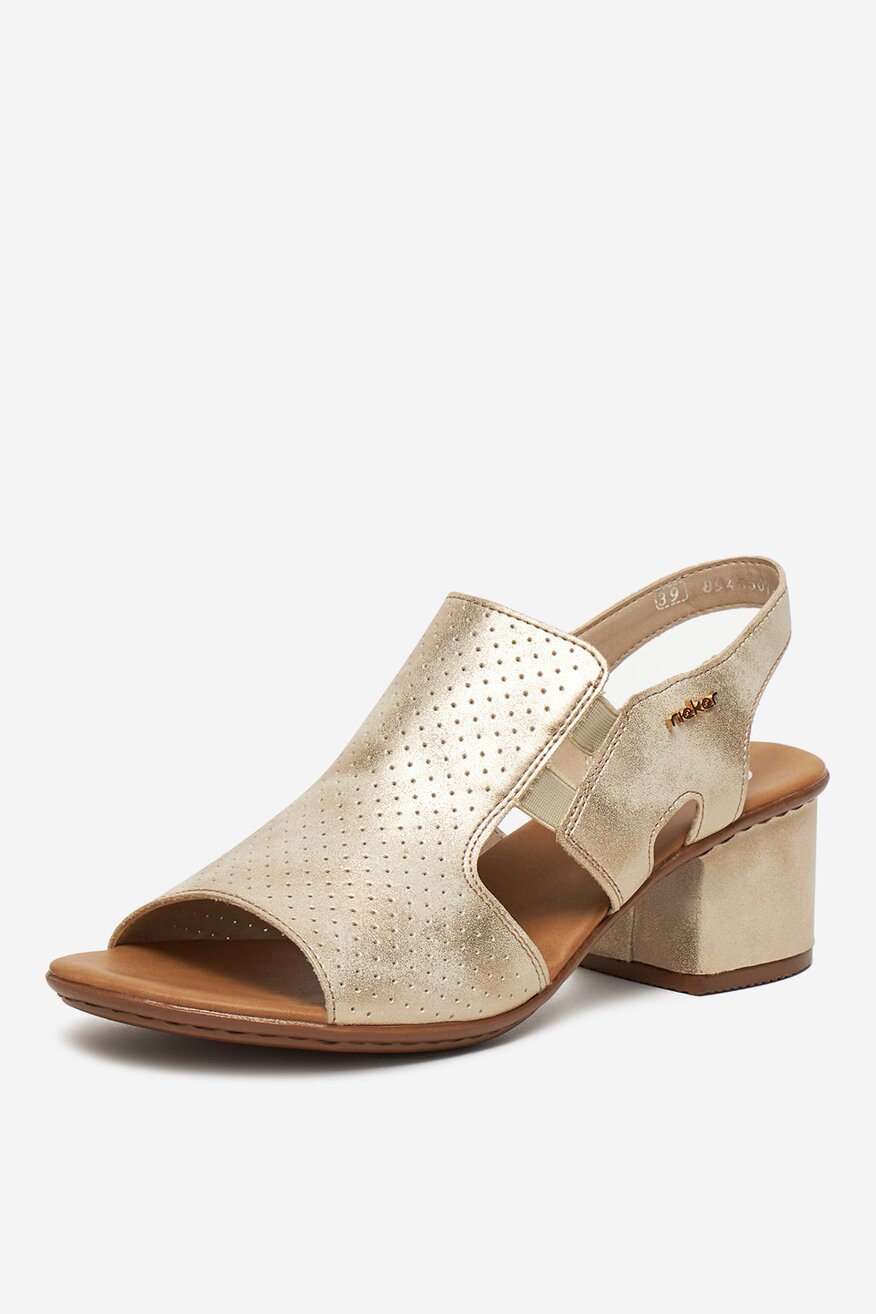 
                Rieker - Sandały na słupku - 2230078399951