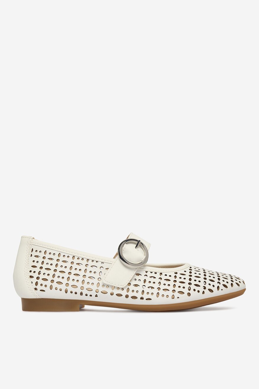 
                Remonte - Baleriny skórzane - 5906751735855