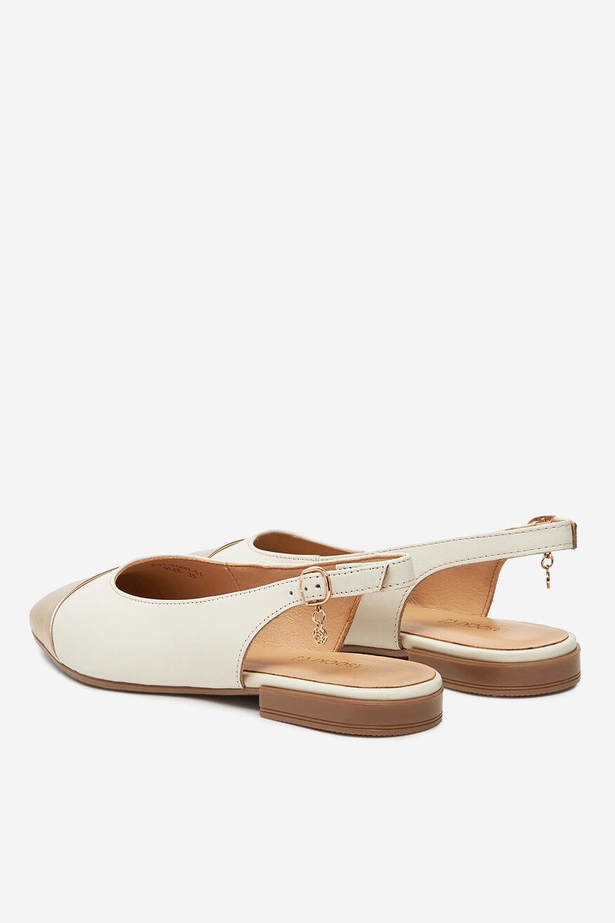 
                Lasocki - Baleriny skórzane - 5906751046074