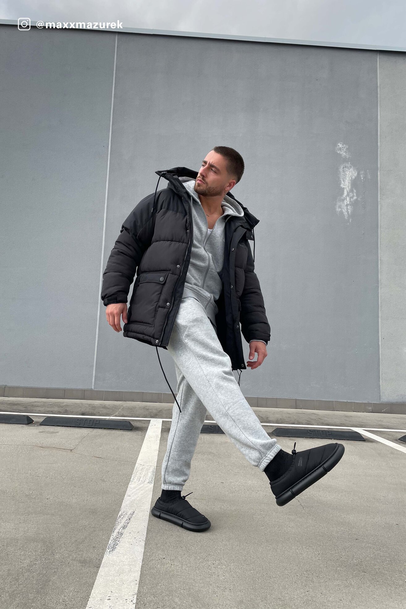 Papuče Sprandi B75035. CRNA