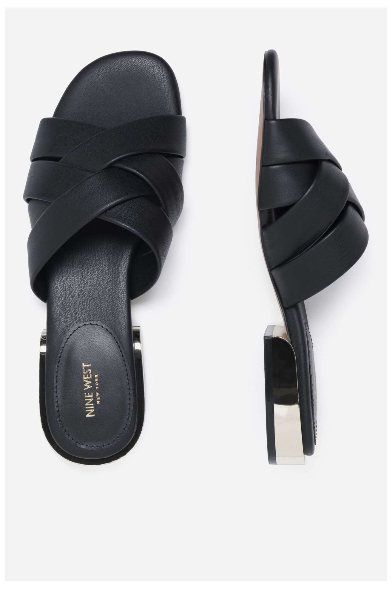 Flip-flop NINE WEST JF2220-1 FEKETE