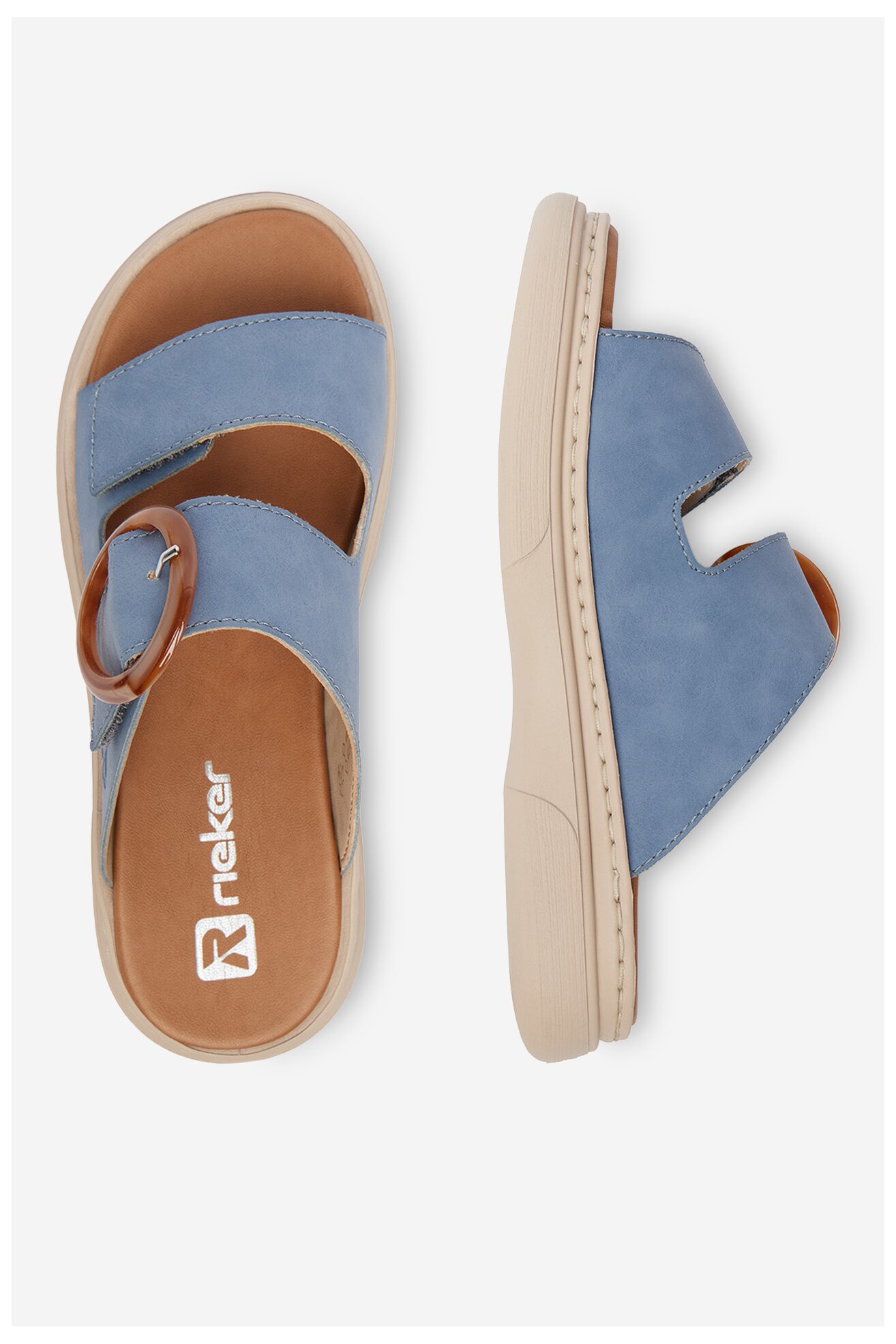 Klapki Rieker CEO-V3050-14 Niebieski