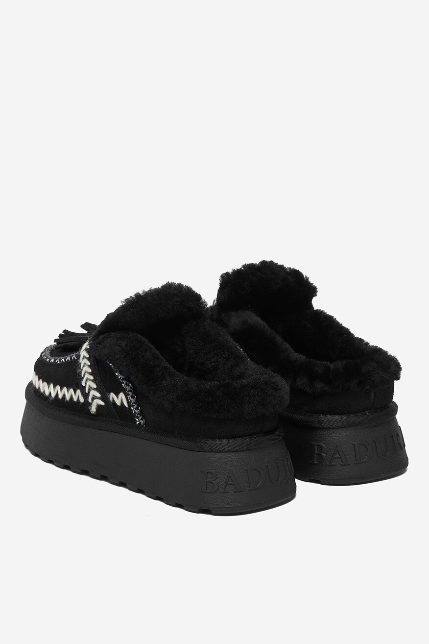 
                        Papuci de casă Badura EO-CRYSTAL-TS6291 NEGRU - 5906751381052