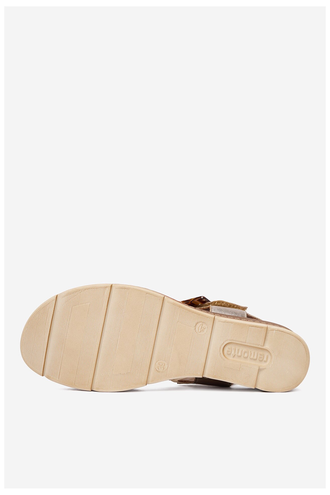 Sandały Remonte CEO-D2L53-90 Złoty