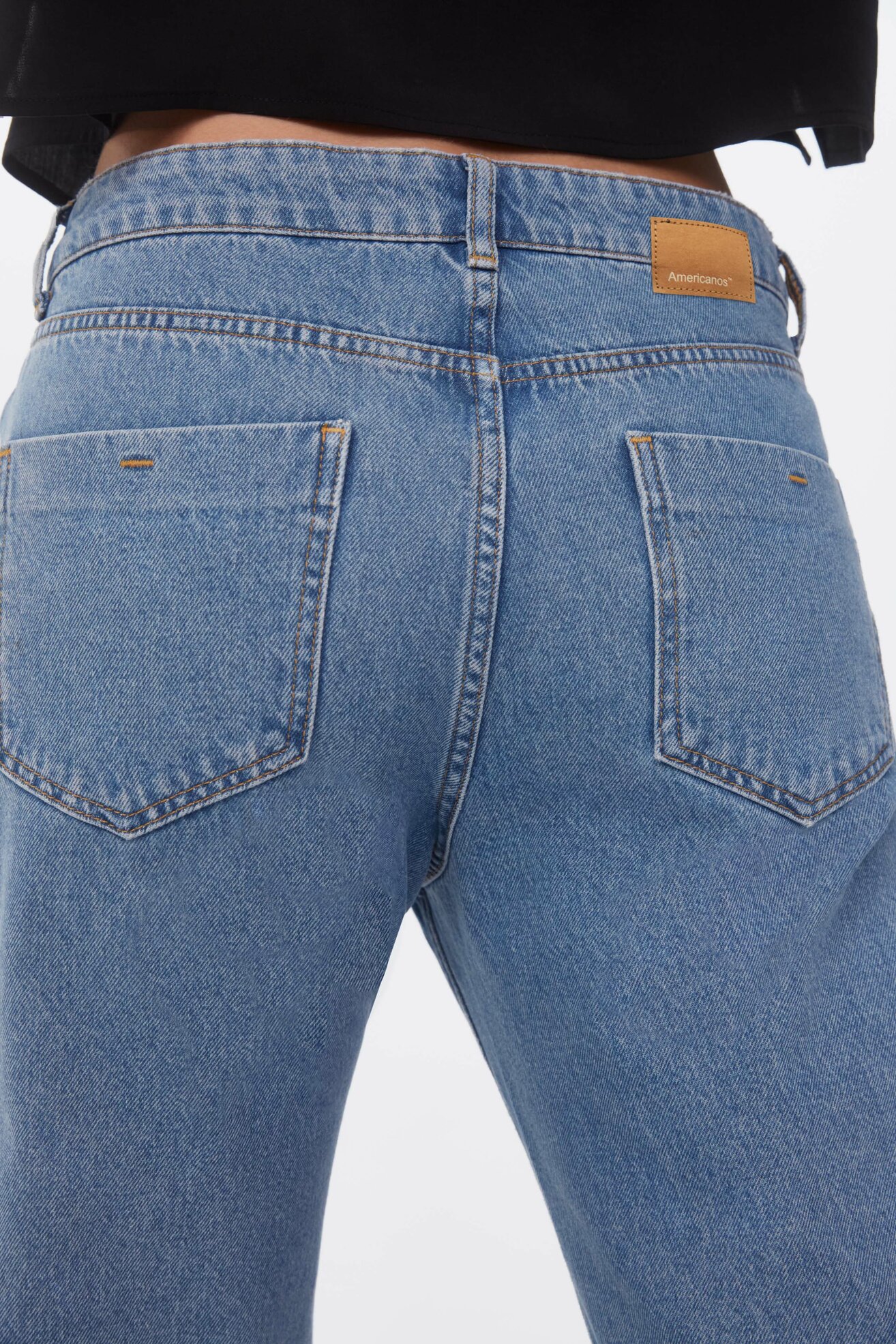 Spodnie jeansowe Americanos AM22SJU001 Niebieski