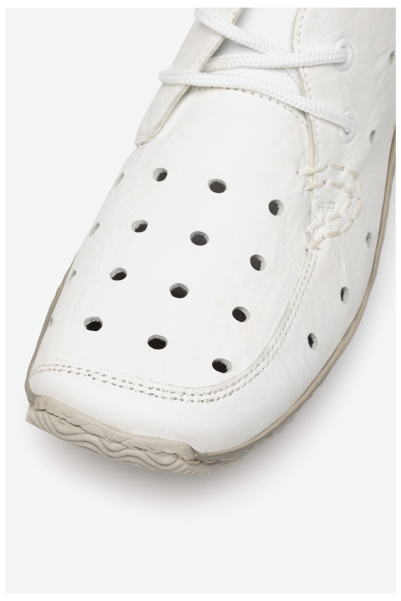 Félcipő Rieker L1715-80 FEHÉR