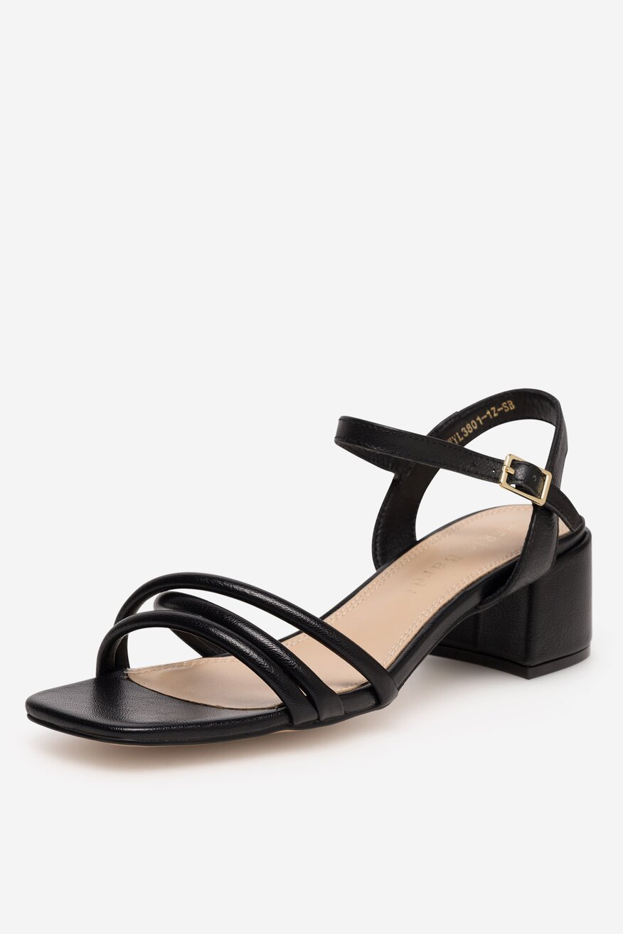 Sergio Bardi - Skórzane sandały - 5905588554790