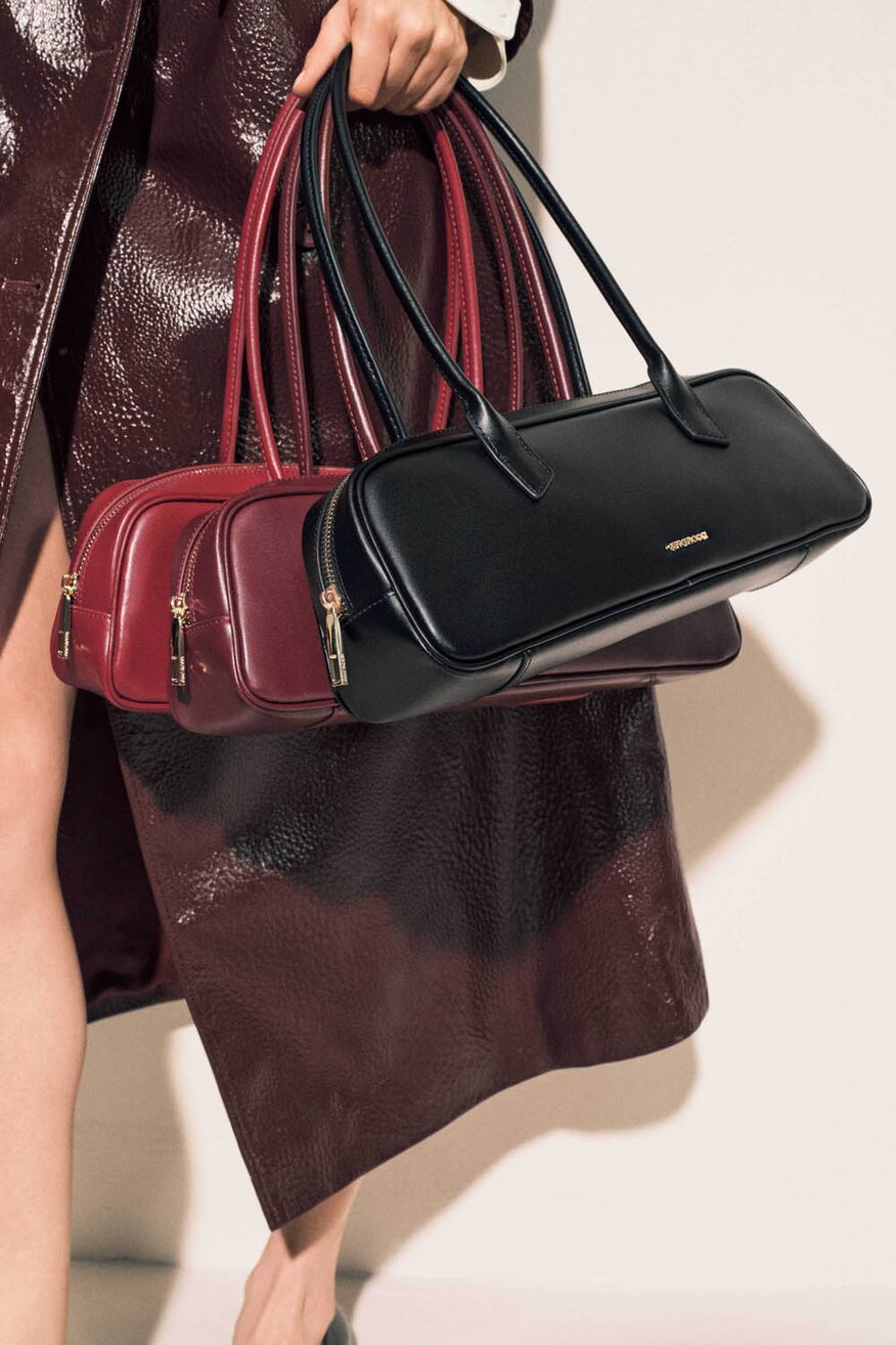 Kézitáska Gino Rossi BORDÓ - 5903698023755