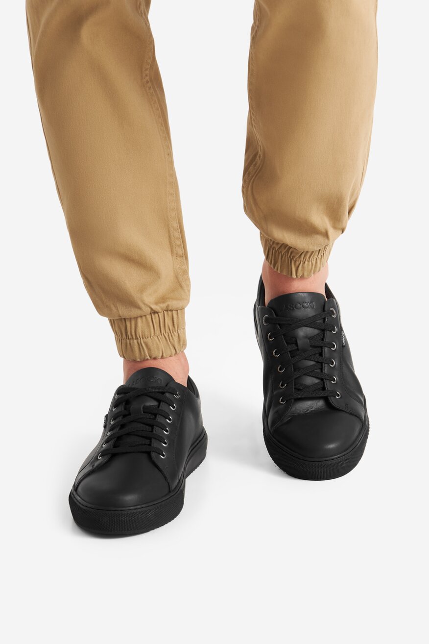 
                Lasocki - Sneakersy skórzane - 5905588883067