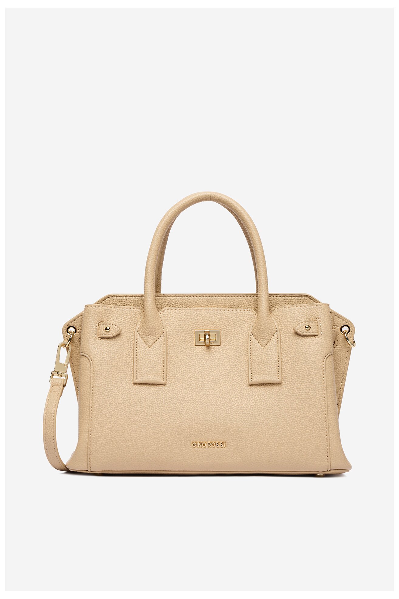 Сумка З Ремінцем Gino Rossi EO-LX20081 БЕЖЕВИЙ