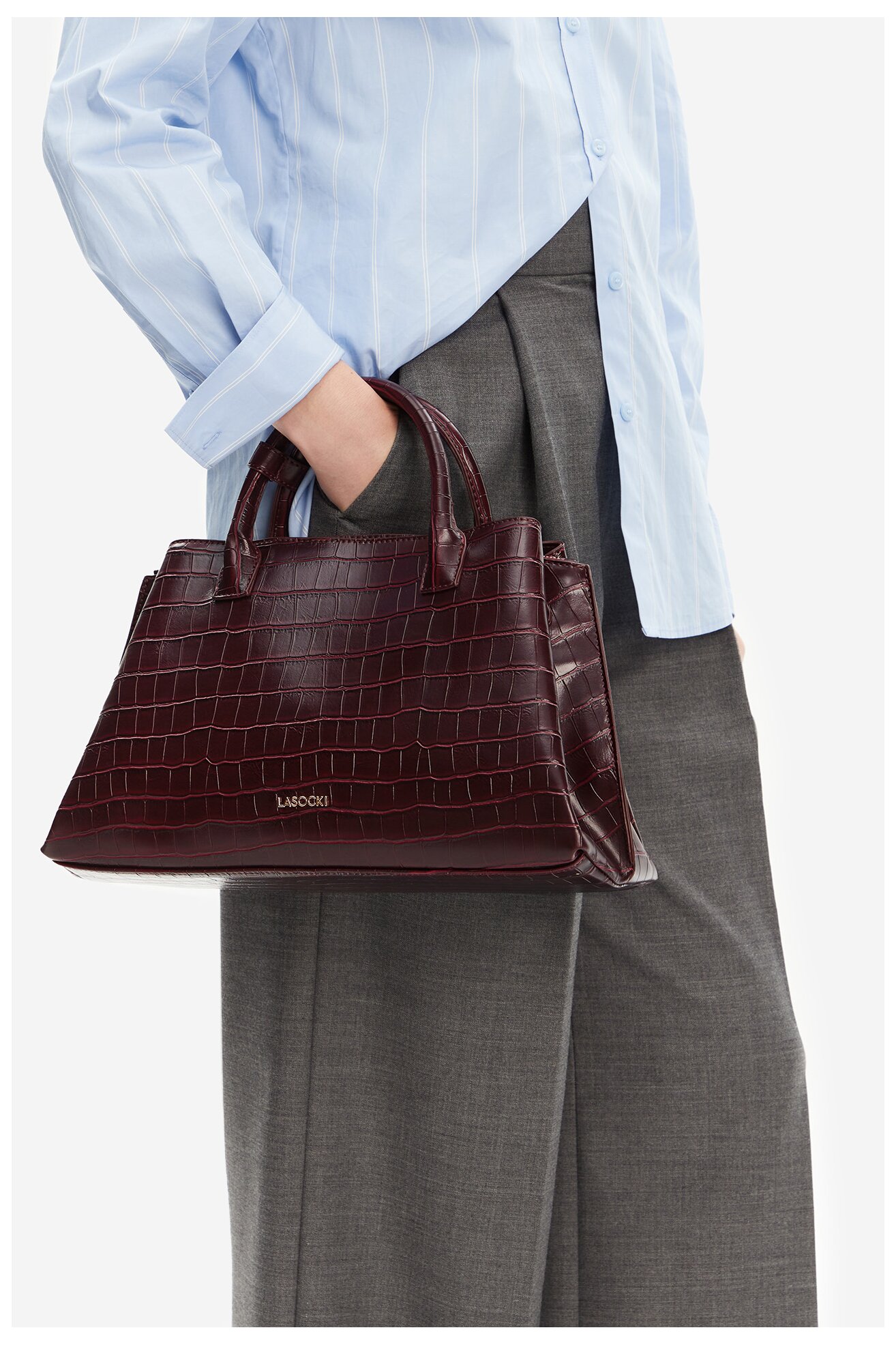 Torba Lasocki C-LSK-M-008-08 BORDO