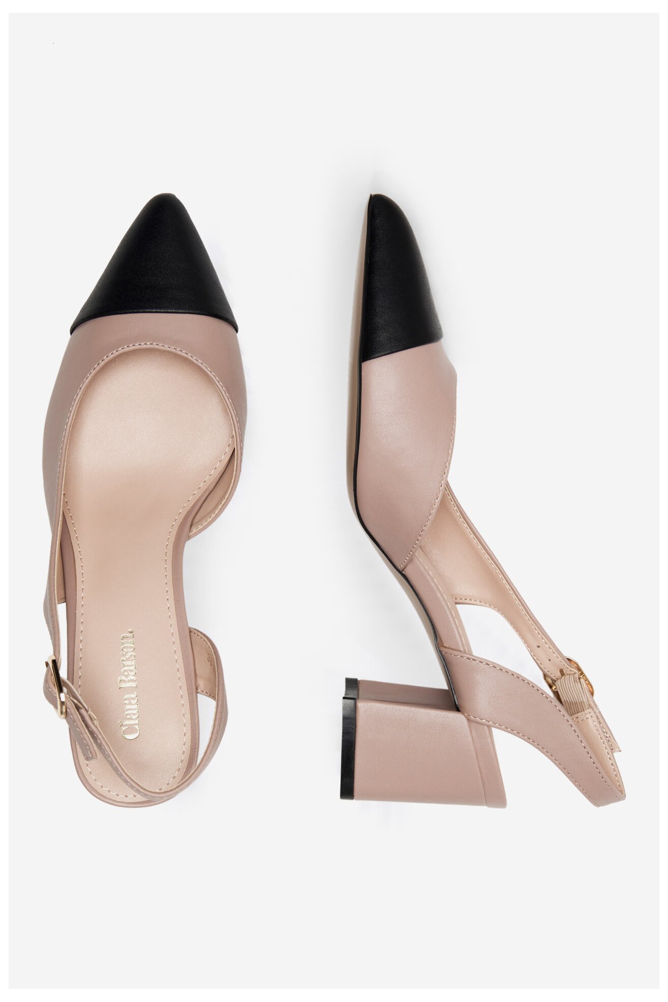 Pantofi cu toc Clara Barson RACHELLE WYL3262-3 BEJ