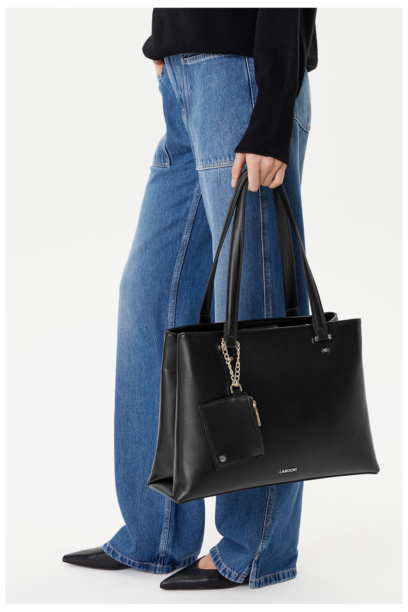 Geantă de mână Lasocki C-LSK-M-009-08 NEGRU