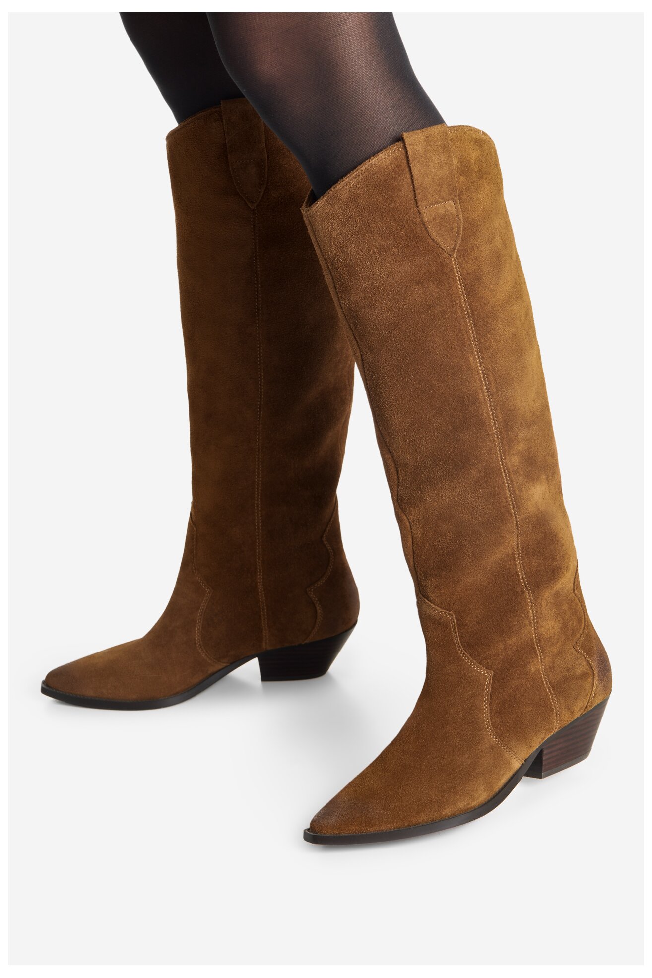 Kozaki Badura V365-206 Brązowy