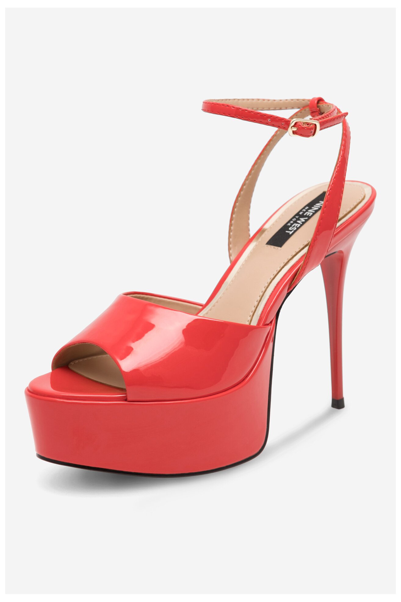 Sandały NINE WEST CHANDA ZL23031CC Czerwony
