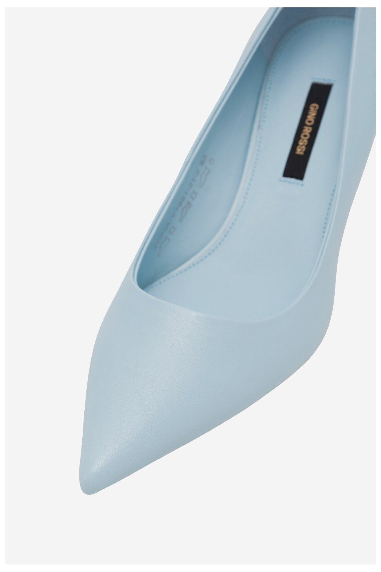 Czółenka Gino Rossi ZOFIA-V1681-21-2 Niebieski jasny