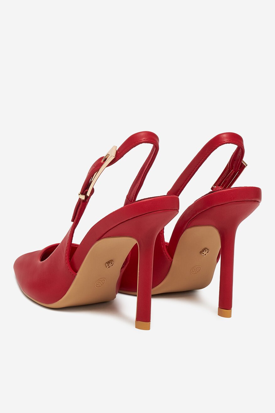 Pantofi cu toc DeeZee ROŞU - 5906751154755