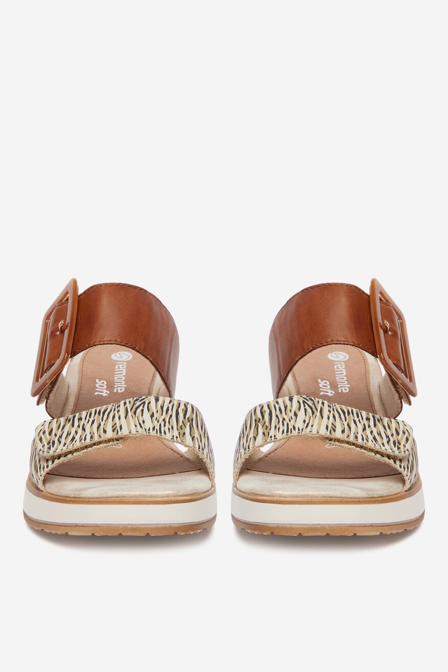 Remonte - Klapki skórzane - 5906751744901