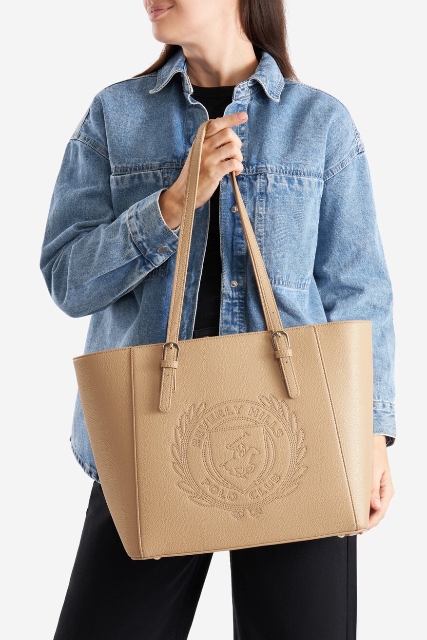 
                Geantă de mână Beverly Hills Polo Club BEJ - 5905588843849