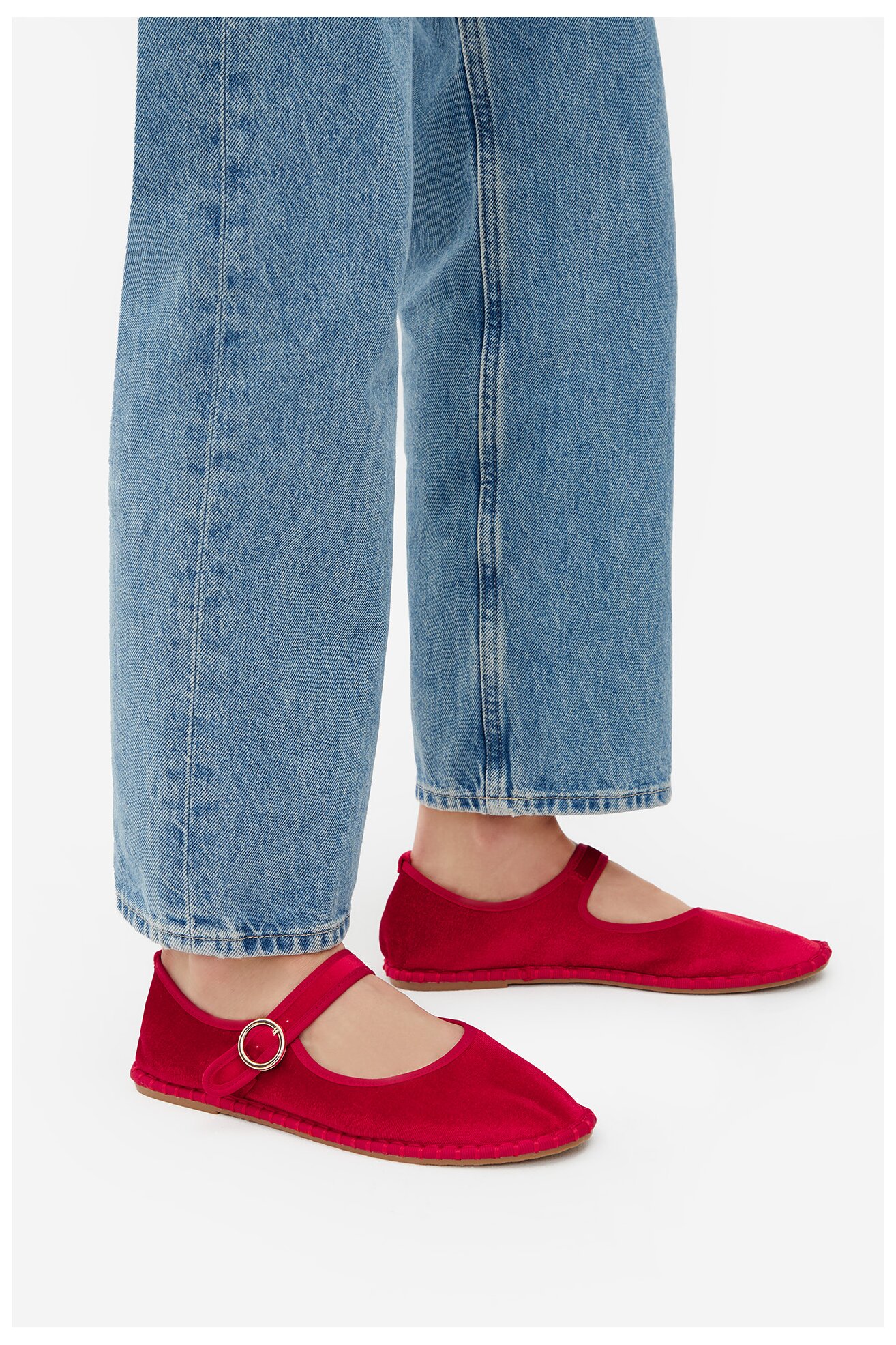 Baleriny Jenny HY60163-11 Czerwony