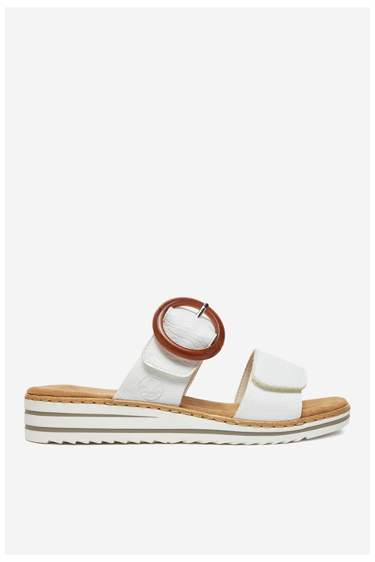 Klapki Rieker CEO-V0692-80 Biały