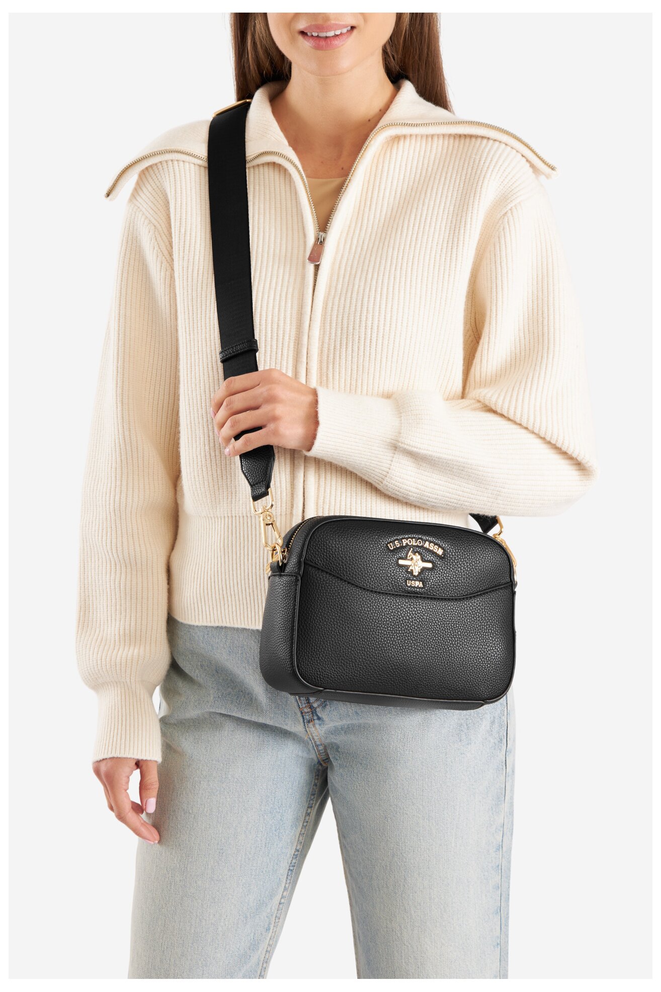 Torebka U.S. POLO ASSN. BIUXT6206WVP Czarny